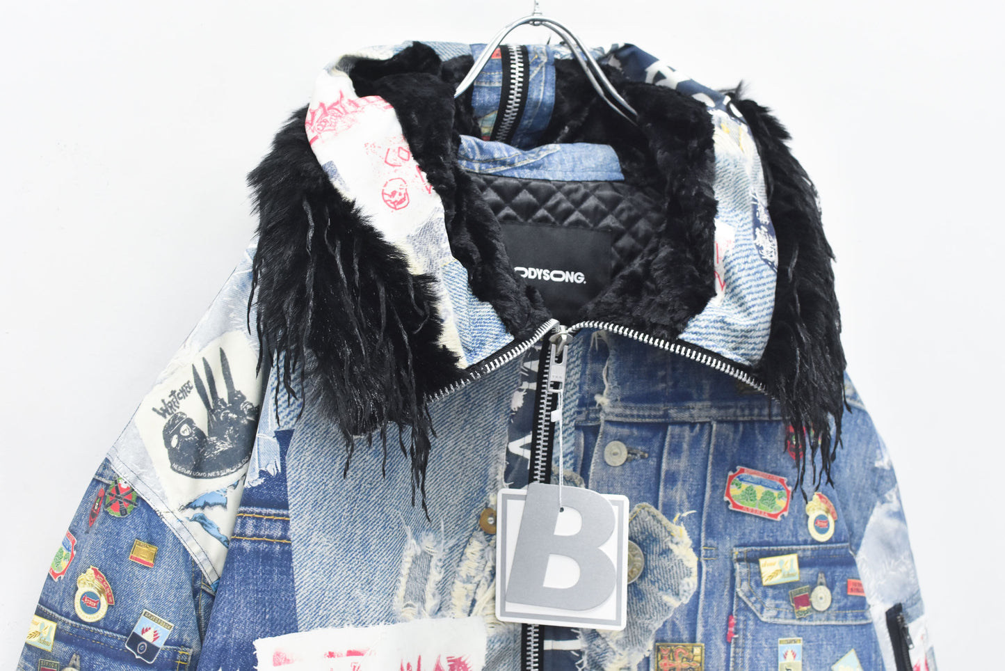 BODYSONG. / ROUND SILHOUETTE TROMPE L'OEIL N2B JUV - BLUE