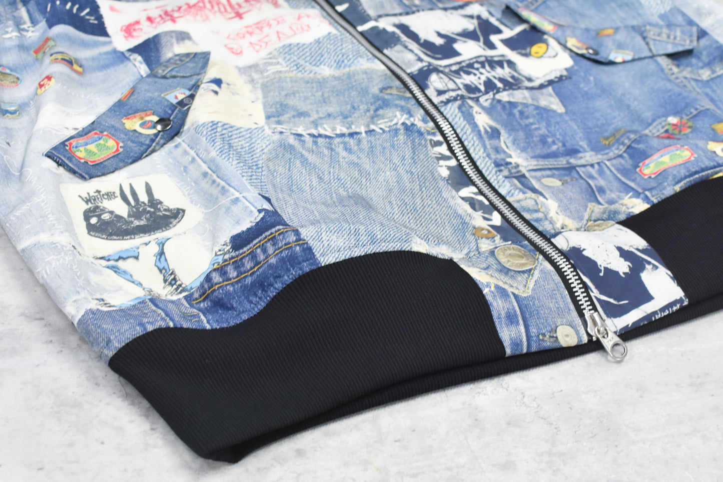 BODYSONG. / ROUND SILHOUETTE TROMPE L'OEIL N2B JUV - BLUE