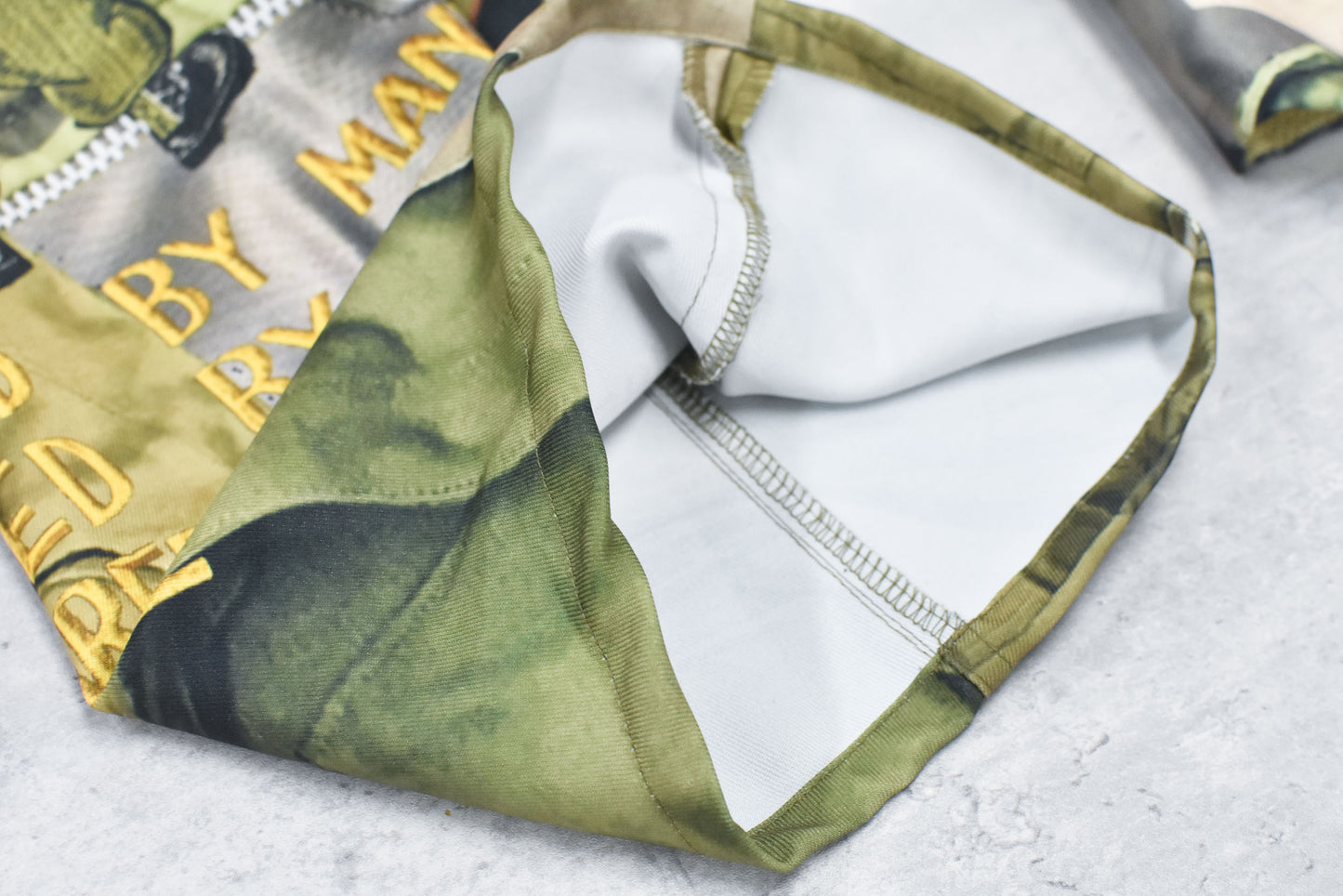 BODYSONG. / 3D CUT TROUSERS TROMPE L'OEIL JUV - KHAKI