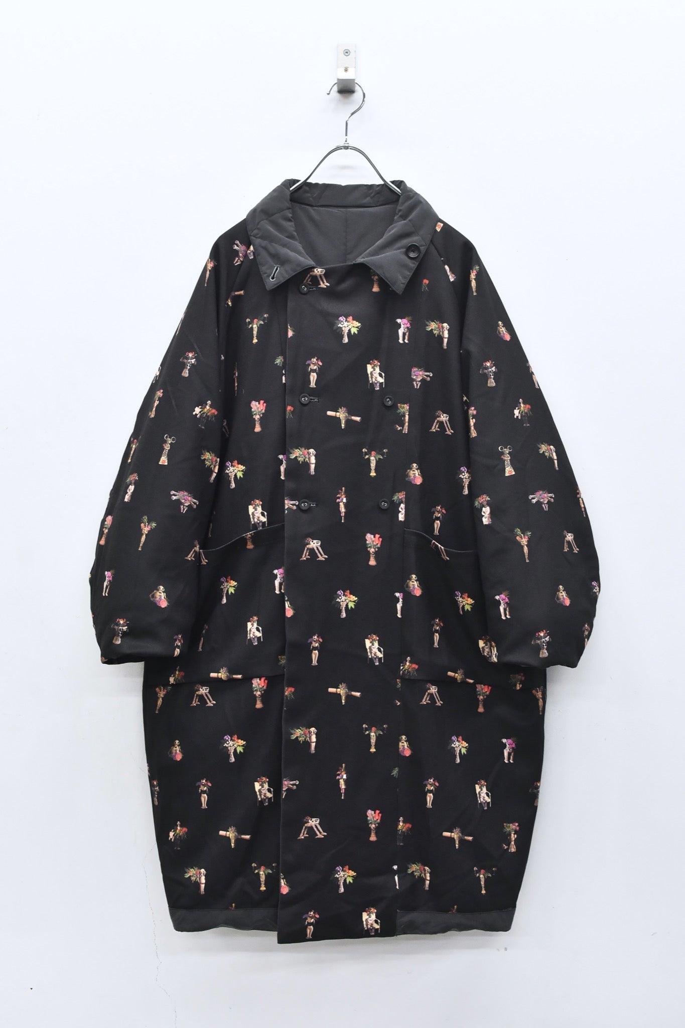 BEDSIDEDRAMA / 先行予約 Star Relic Reversible Coat - BLACK