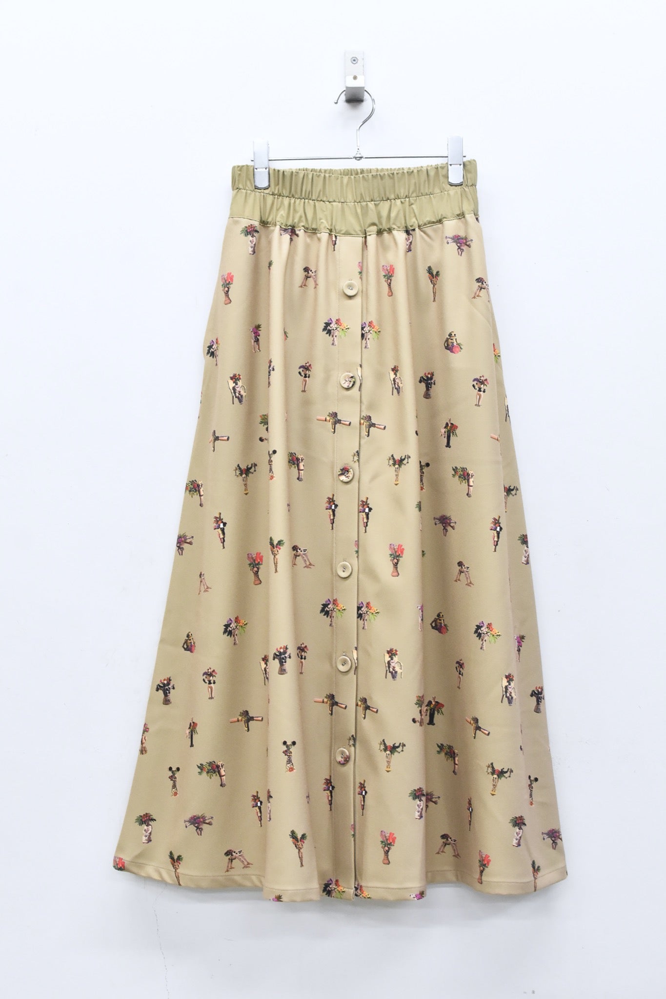 BEDSIDEDRAMA / 先行予約 Star Relic Shirts Skirt - BEIGE