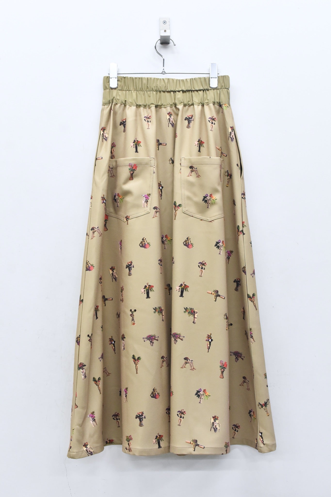 BEDSIDEDRAMA / 先行予約 Star Relic Shirts Skirt - BEIGE
