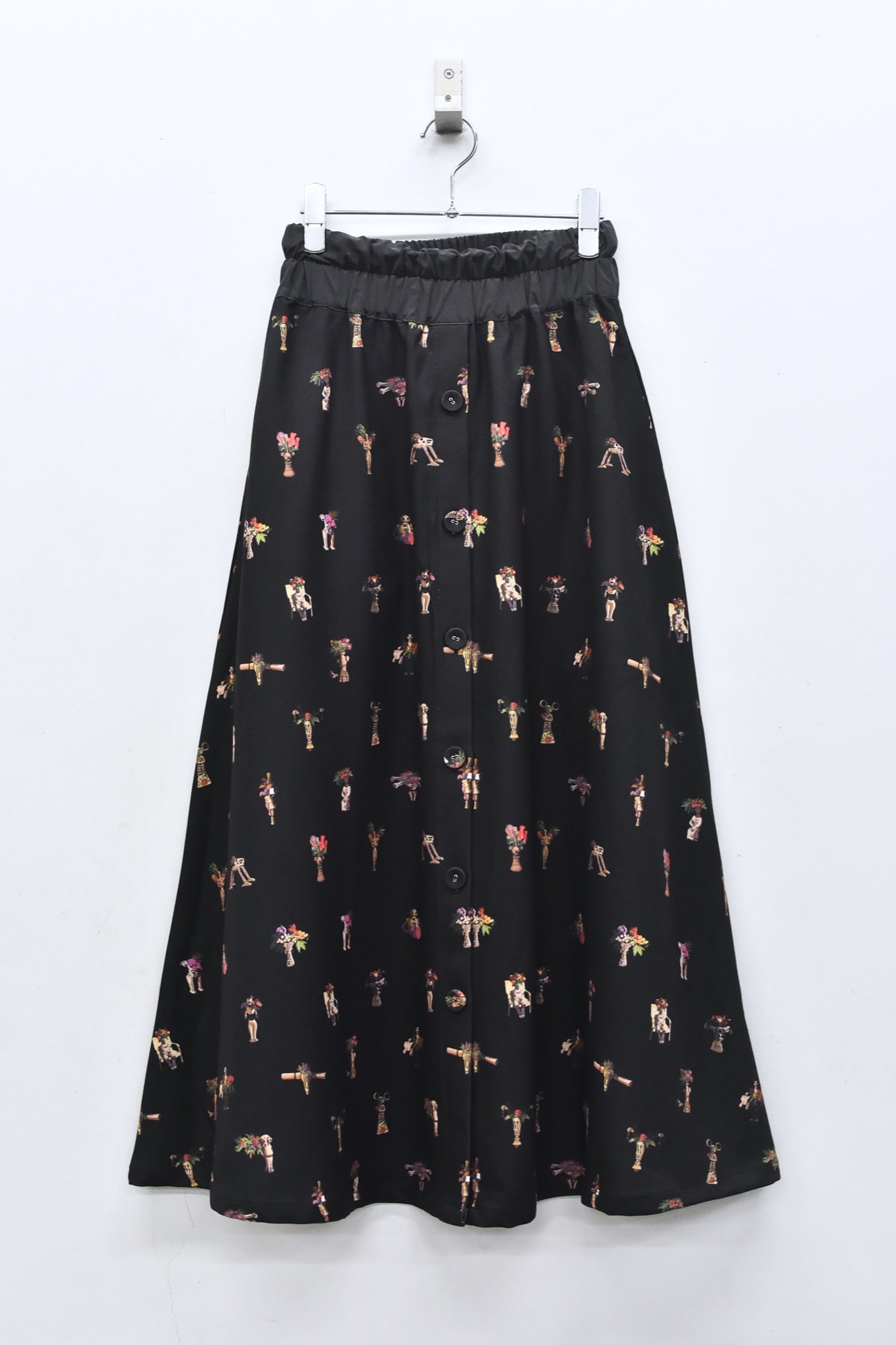 BEDSIDEDRAMA / 先行予約 Star Relic Shirts Skirt - BLACK
