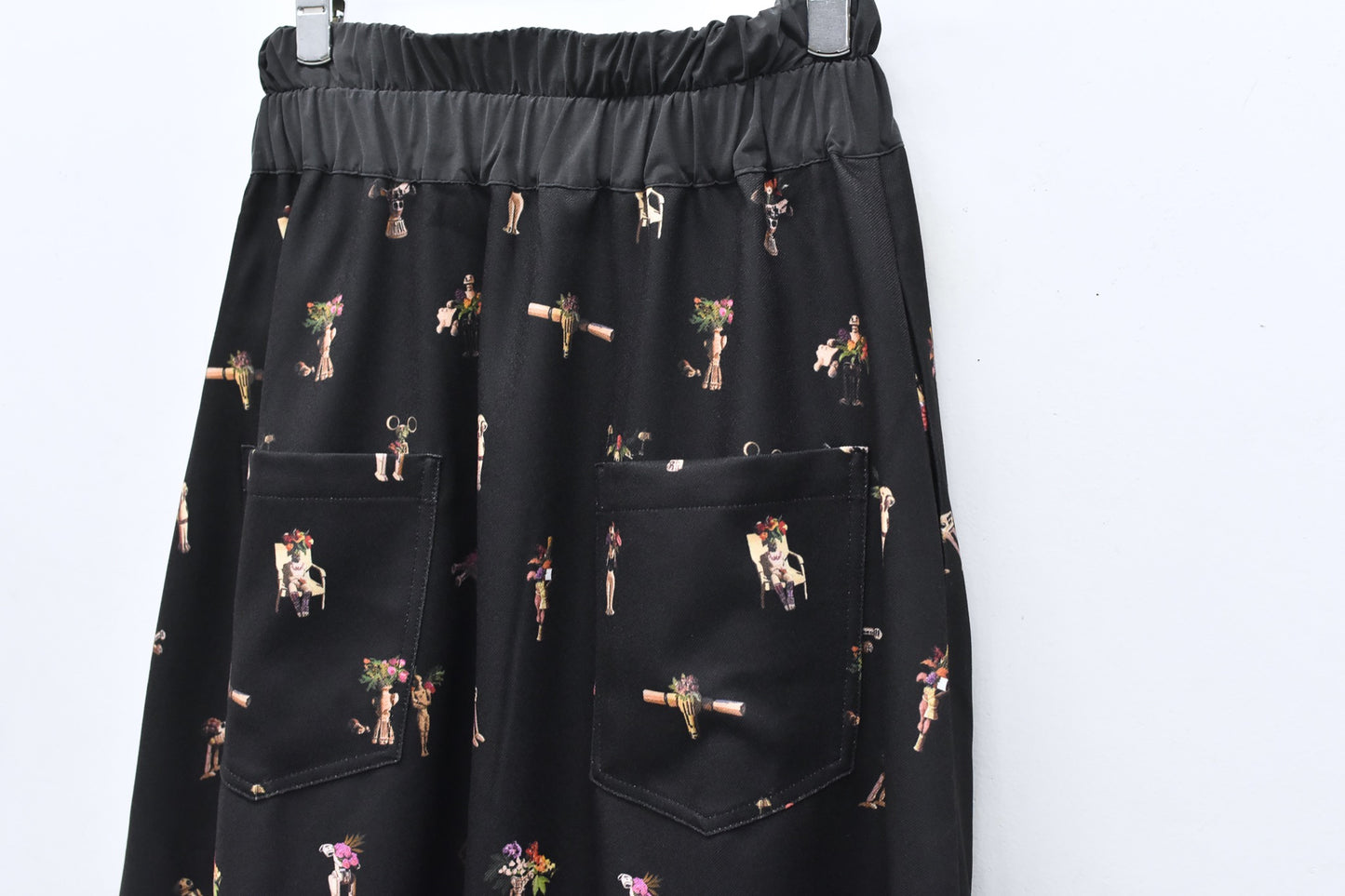 BEDSIDEDRAMA / 先行予約 Star Relic Shirts Skirt - BLACK