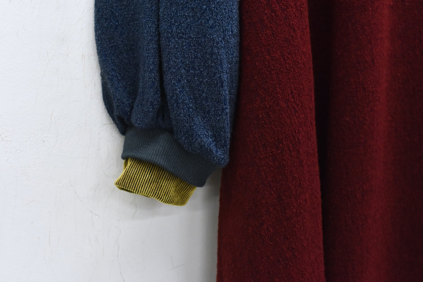 BEDSIDEDRAMA / 先行予約 Color Mix Dress Tee - BLUE