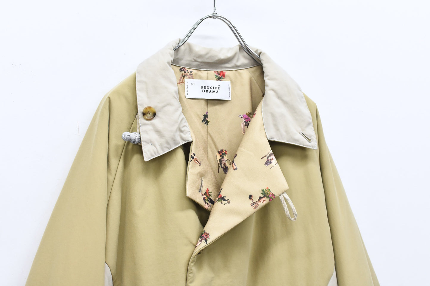 BEDSIDEDRAMA / 先行予約 Star Relic Reversible Coat - BEIGE