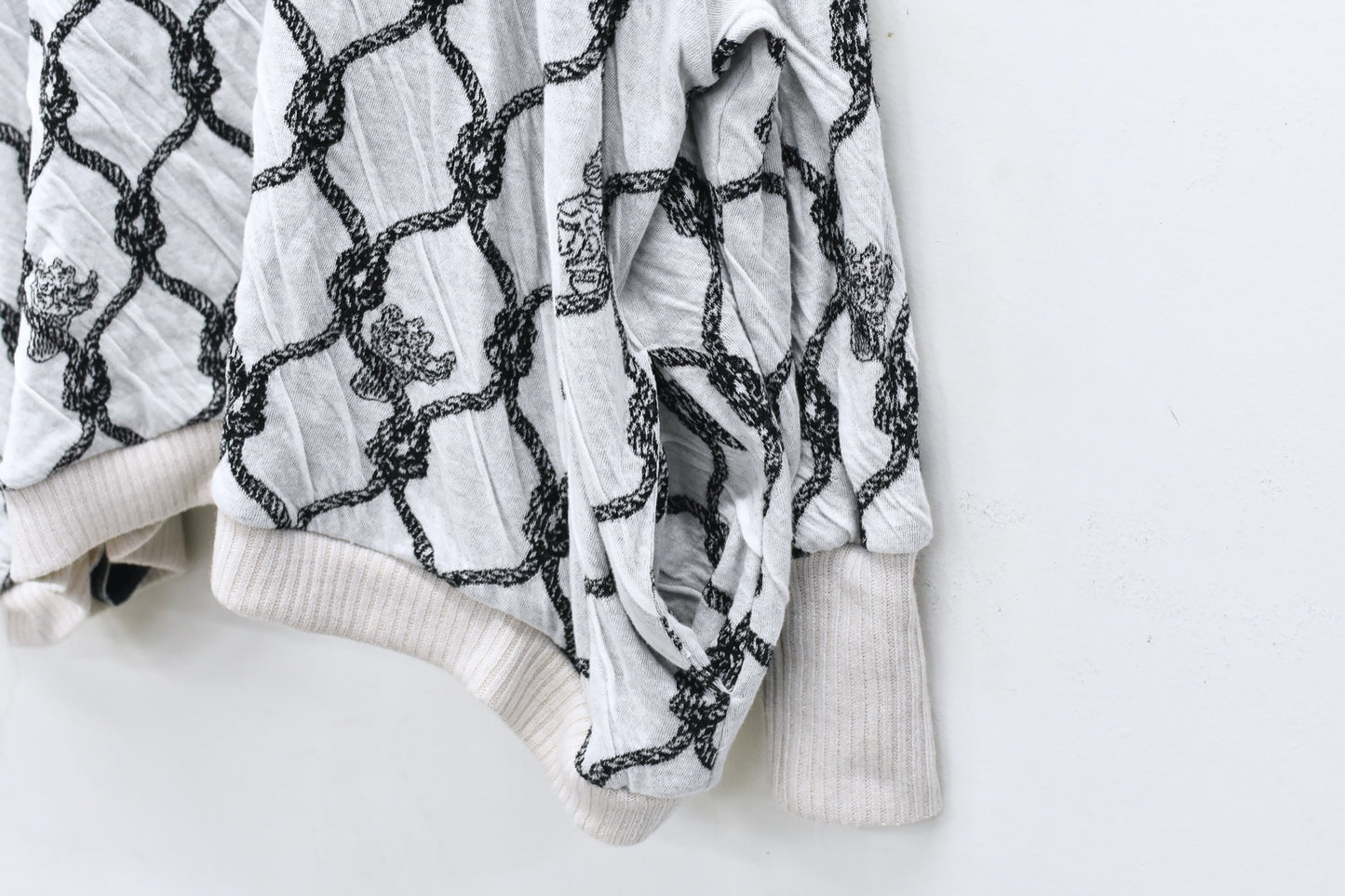 BEDSIDEDRAMA / 先行予約 Origin Jacquard Pullover - WHITE