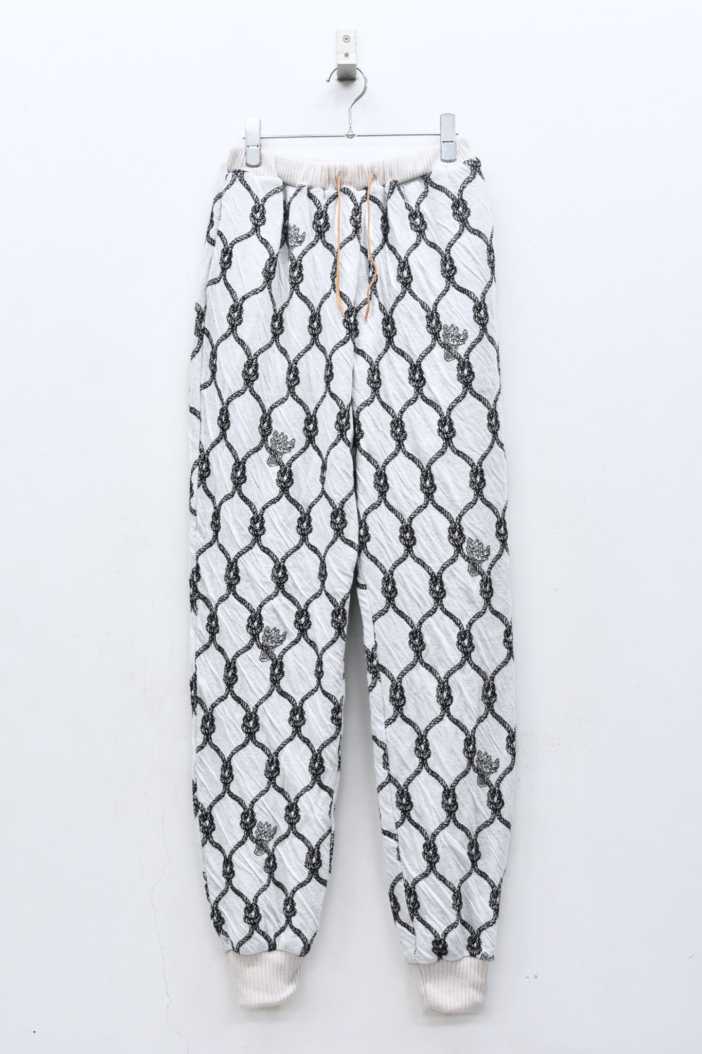 BEDSIDEDRAMA / 先行予約 Origin Jacquard Jodhpurs - WHITE
