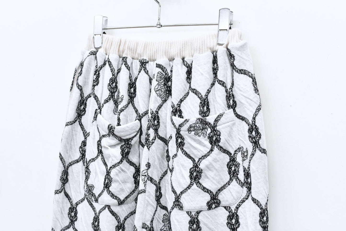 BEDSIDEDRAMA / 先行予約 Origin Jacquard Jodhpurs - WHITE