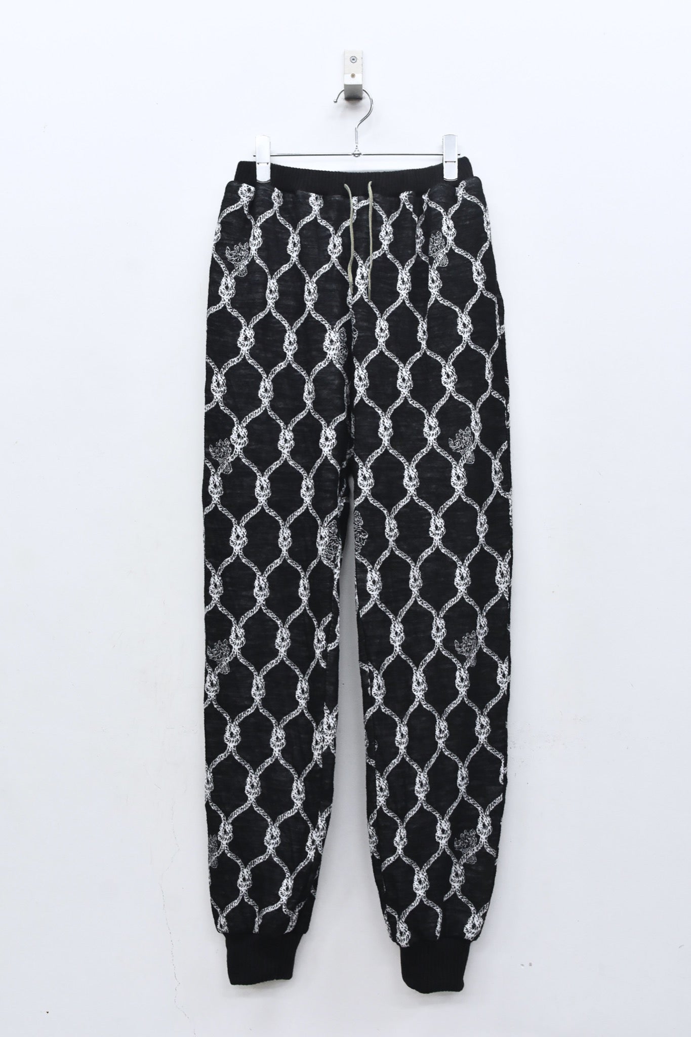 BEDSIDEDRAMA / 先行予約 Origin Jacquard Jodhpurs - BLACK