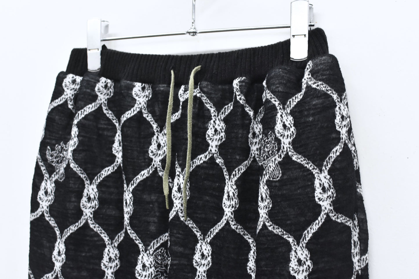 BEDSIDEDRAMA / 先行予約 Origin Jacquard Jodhpurs - BLACK
