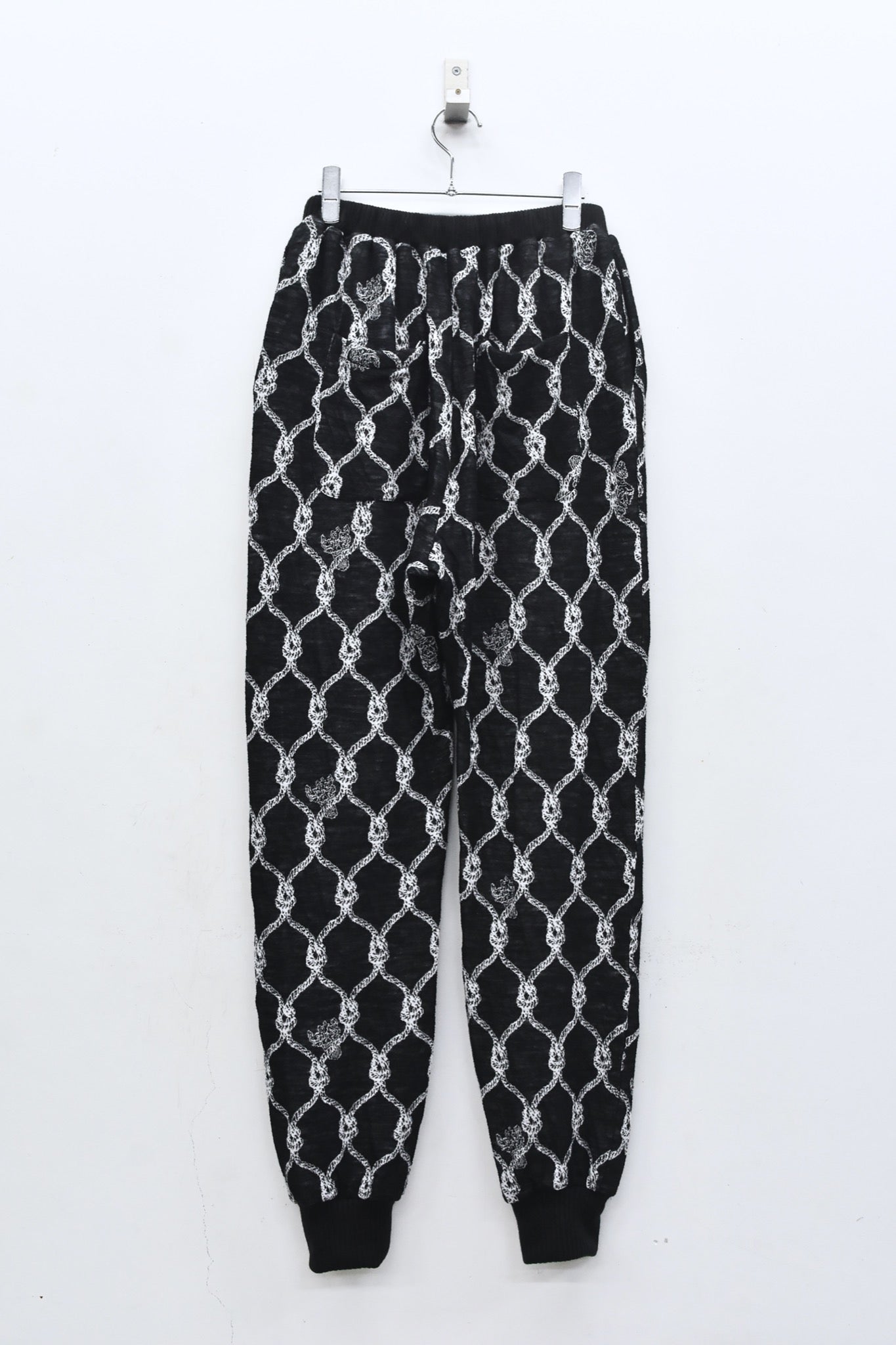 BEDSIDEDRAMA / 先行予約 Origin Jacquard Jodhpurs - BLACK
