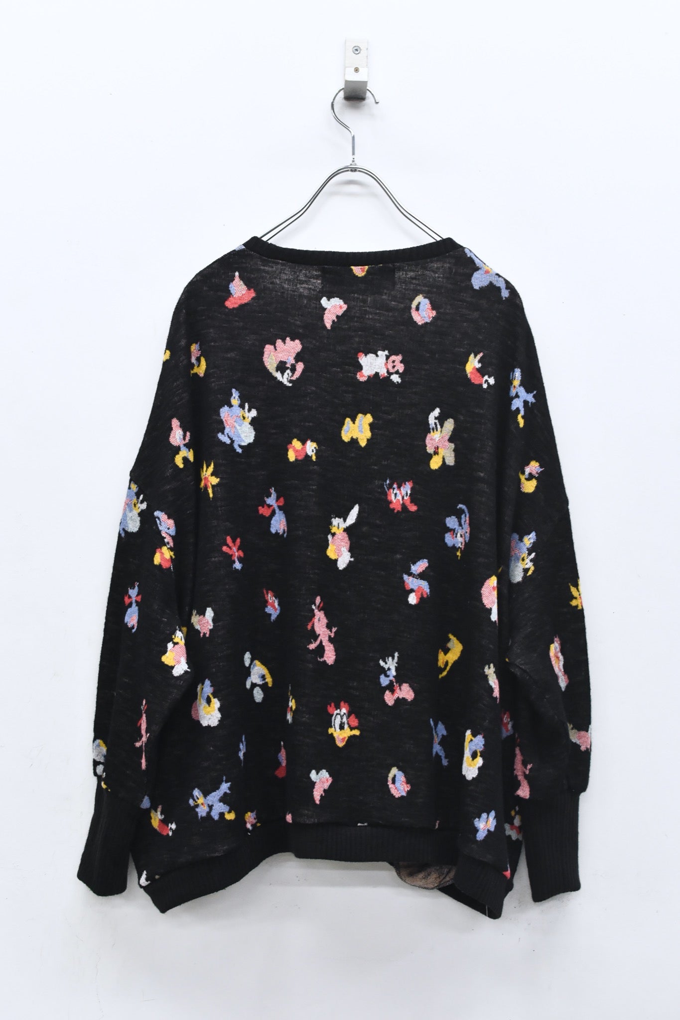 BEDSIDEDRAMA / 先行予約 Origin Jacquard Pullover - MELT BLACK