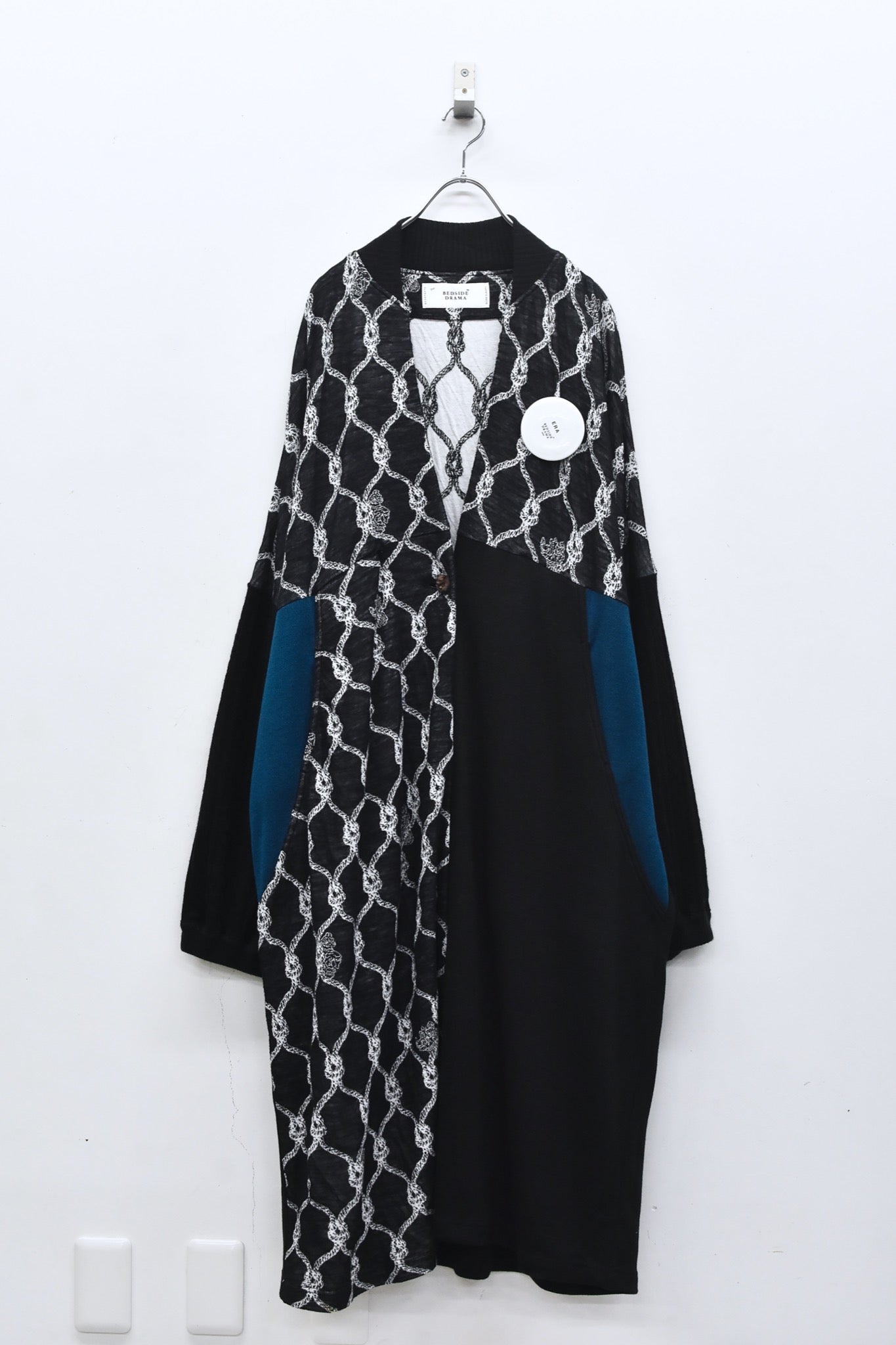 BEDSIDEDRAMA / 先行予約 Origin Jacquard Mix Gawn - BLACK