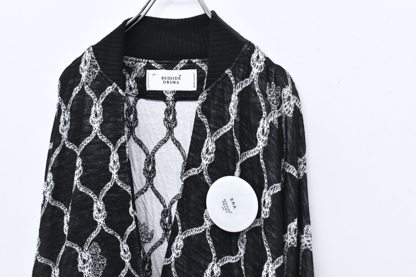 BEDSIDEDRAMA / 先行予約 Origin Jacquard Mix Gawn - BLACK