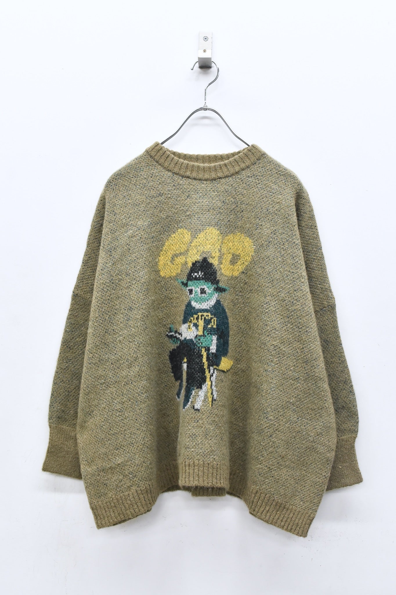 BEDSIDEDRAMA / 先行予約 GOD Only Knows Knit Sweater - MOSS
