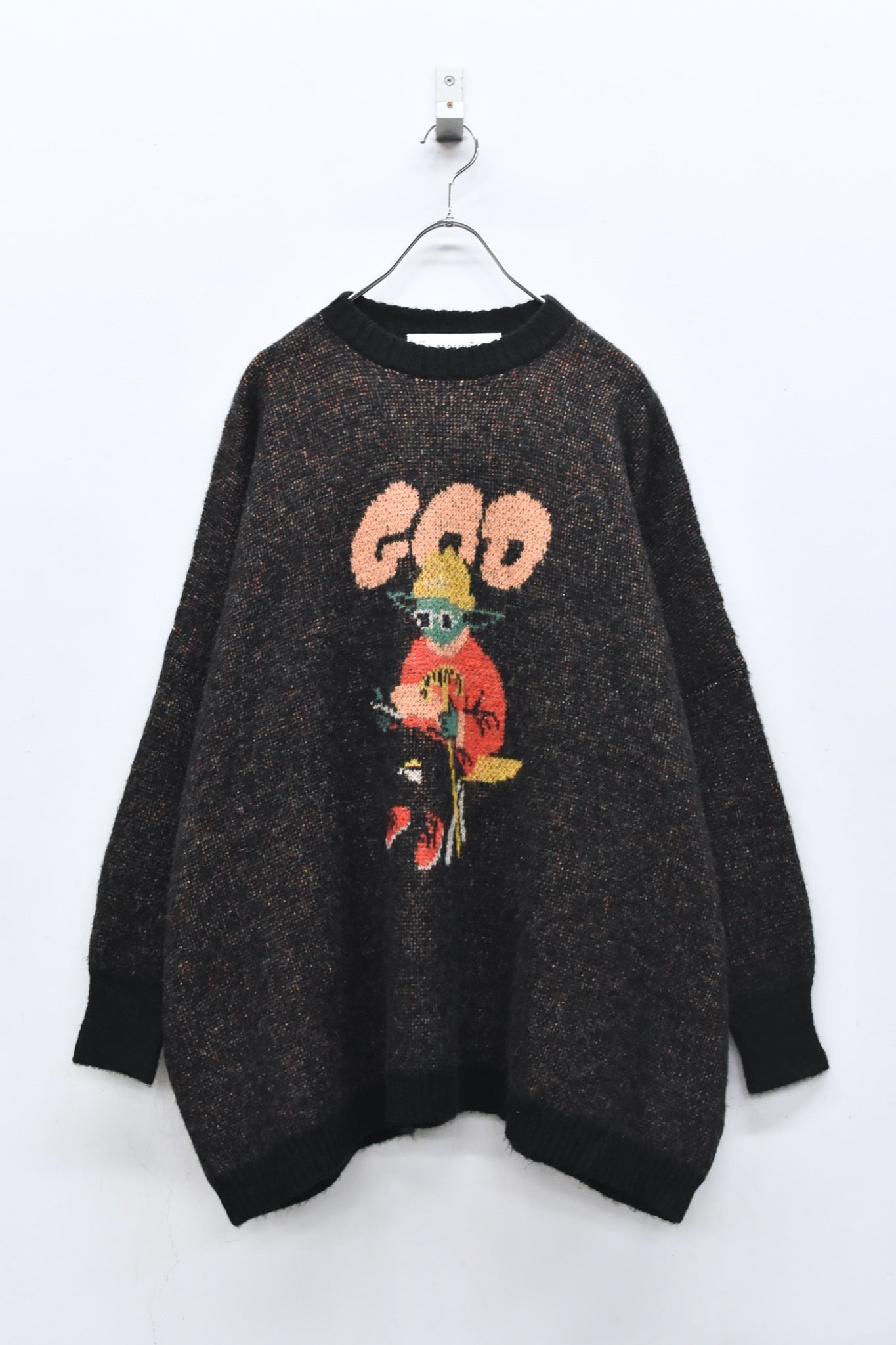 BEDSIDEDRAMA / 先行予約 GOD Only Knows Knit Sweater - BLACK