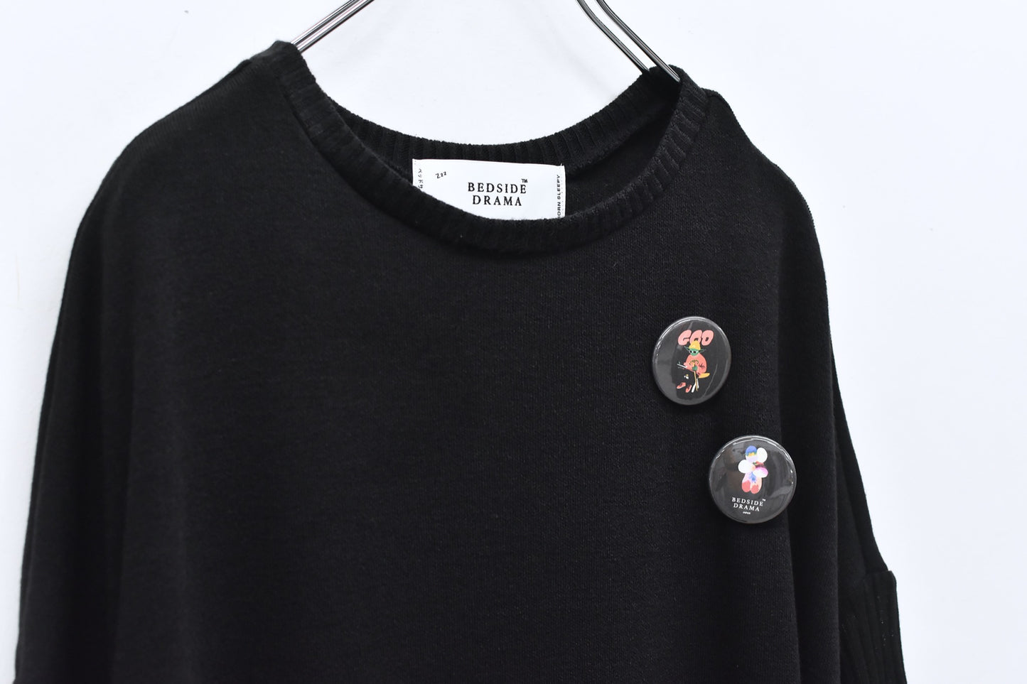BEDSIDEDRAMA / 先行予約 Drift Sleeve Dress - BLACK
