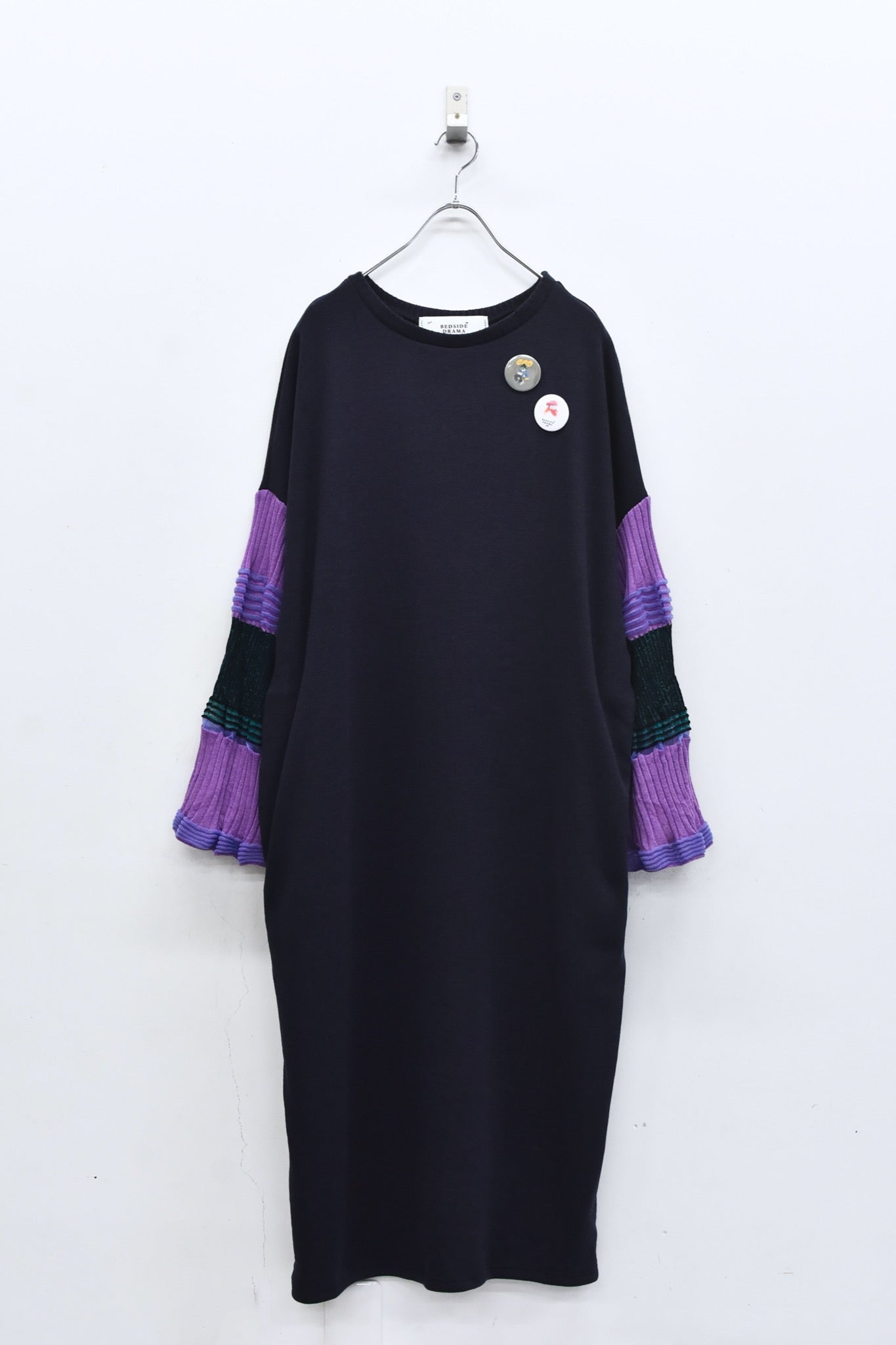 BEDSIDEDRAMA / 先行予約 Drift Sleeve Dress - NAVY