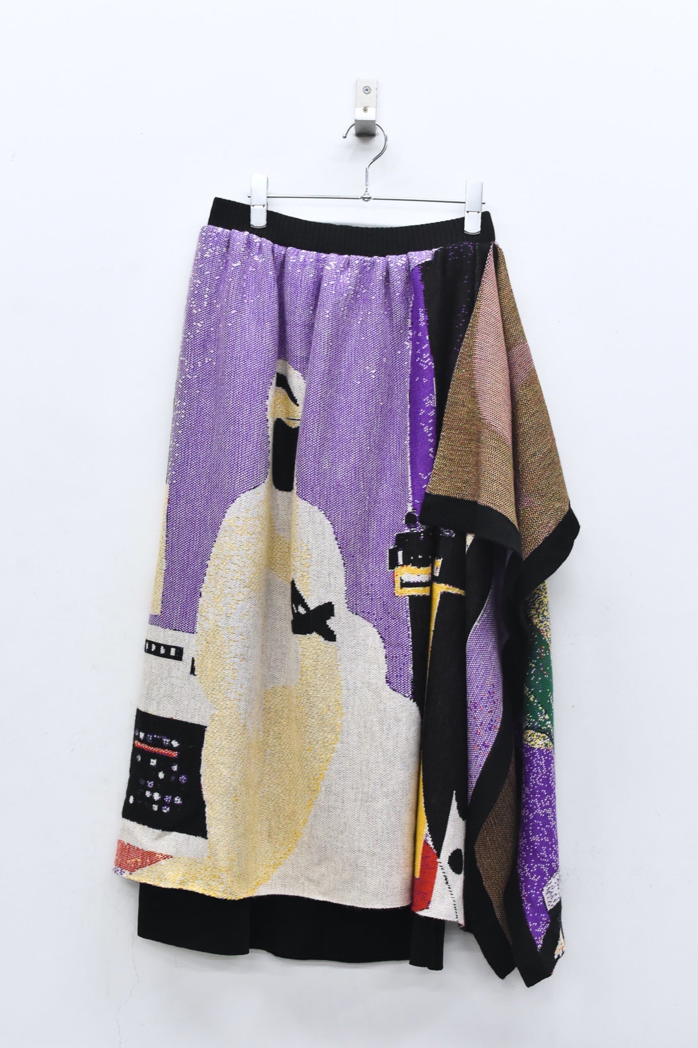 BEDSIDEDRAMA / 先行予約 Old Era Stole Skirt - BLACK
