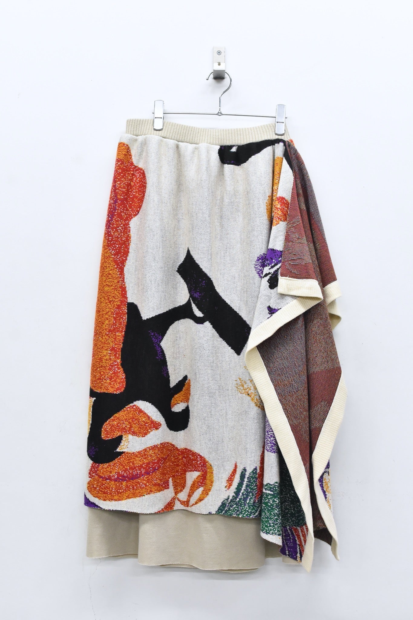 BEDSIDEDRAMA / 先行予約 Old Era Stole Skirt - BEIGE