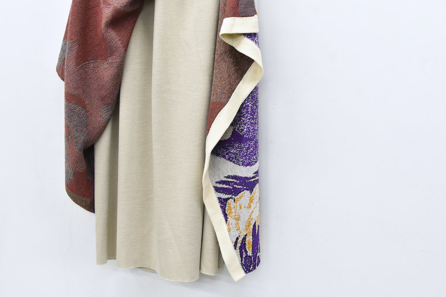 BEDSIDEDRAMA / 先行予約 Old Era Stole Skirt - BEIGE