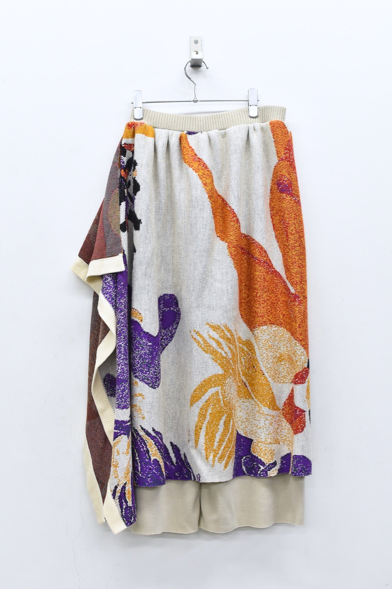 BEDSIDEDRAMA / 先行予約 Old Era Stole Skirt - BEIGE