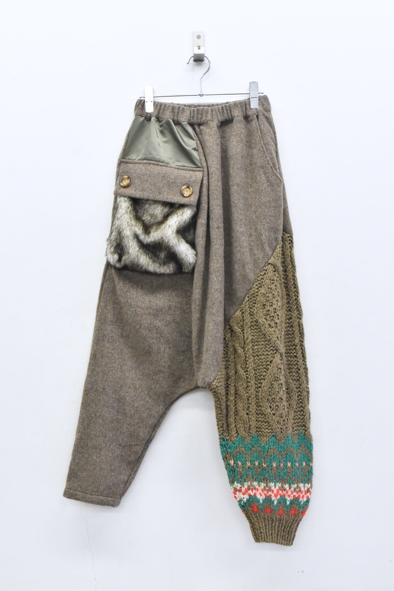 BEDSIDEDRAMA / 先行予約 OOPARTS Mix Relax Pants - BEIGE