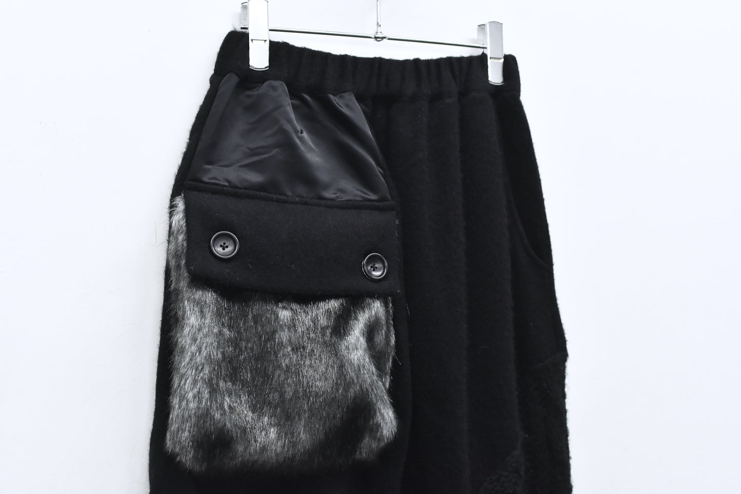 BEDSIDEDRAMA / 先行予約 OOPARTS Mix Relax Pants - BLACK