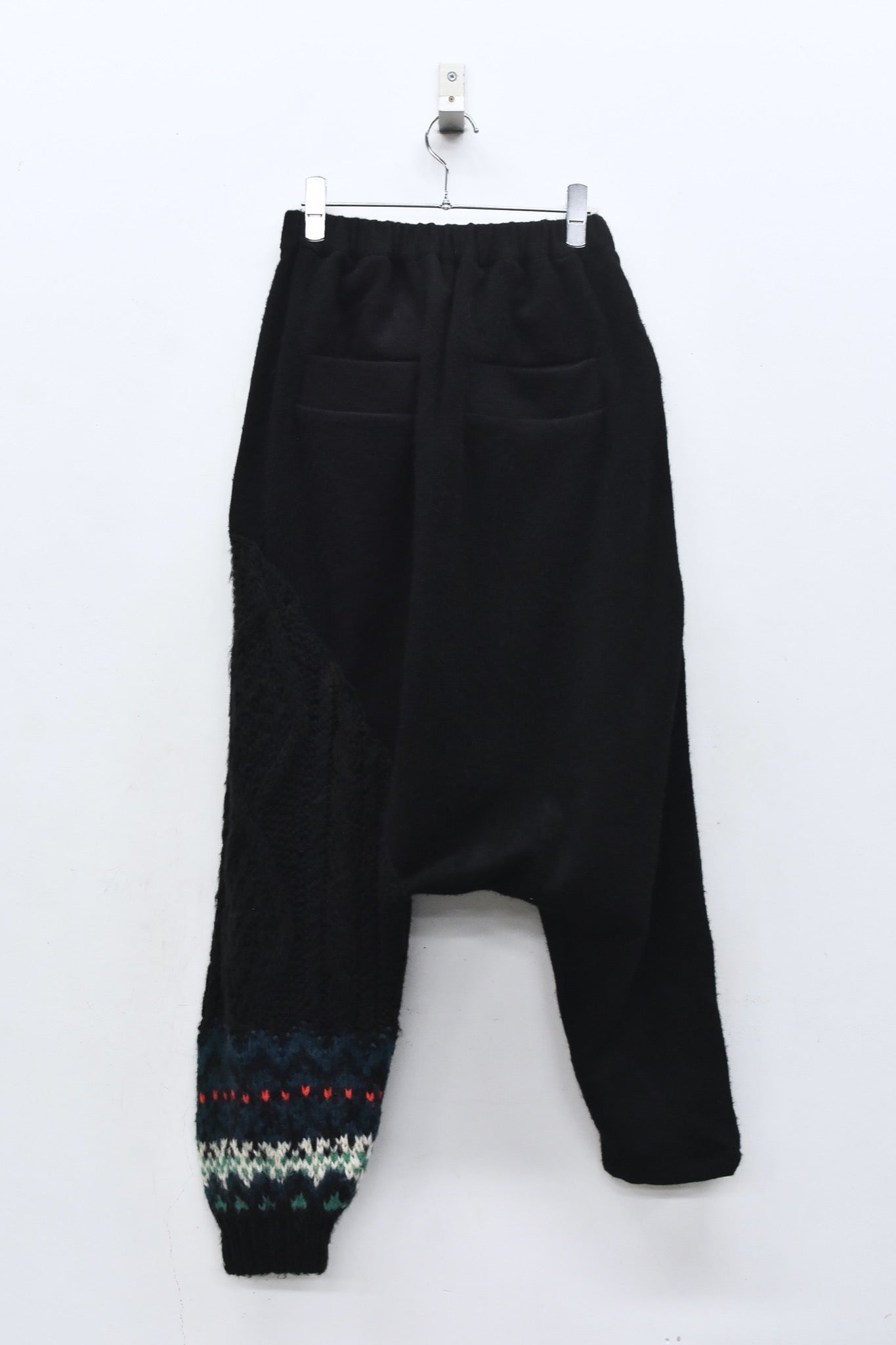 BEDSIDEDRAMA / 先行予約 OOPARTS Mix Relax Pants - BLACK