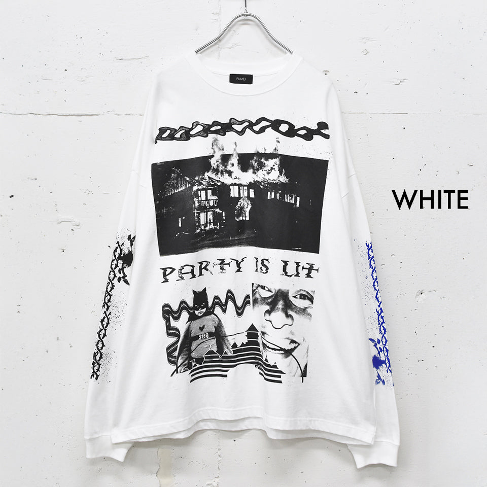 FUMEI / PARTY IS LIT L/S T-SHIRT