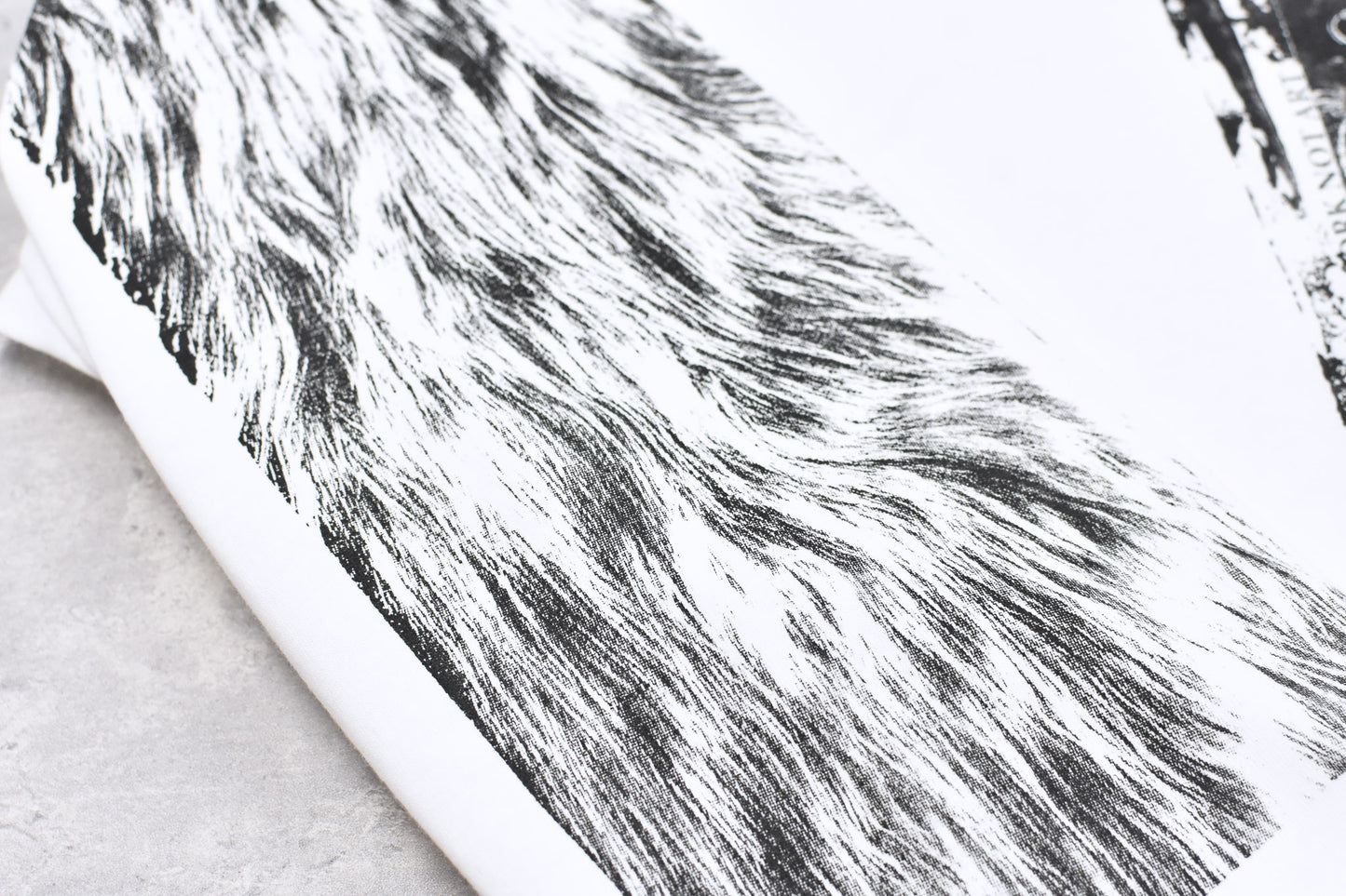 FUMEI / LO-FI & DIGITAL BRAIN L/S T-SHIRT - WHITE