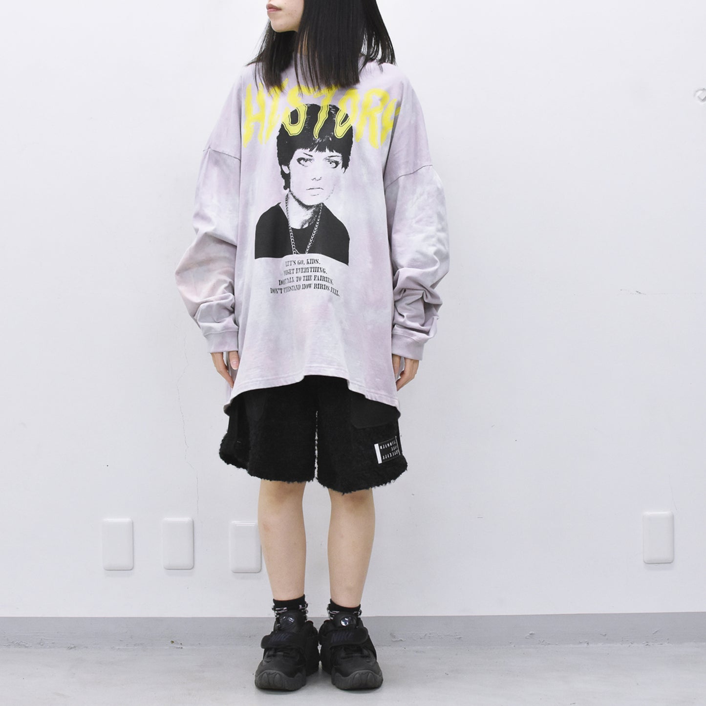 FUMEI / EVIL CAR L/S T-SHIRT - PURPLE