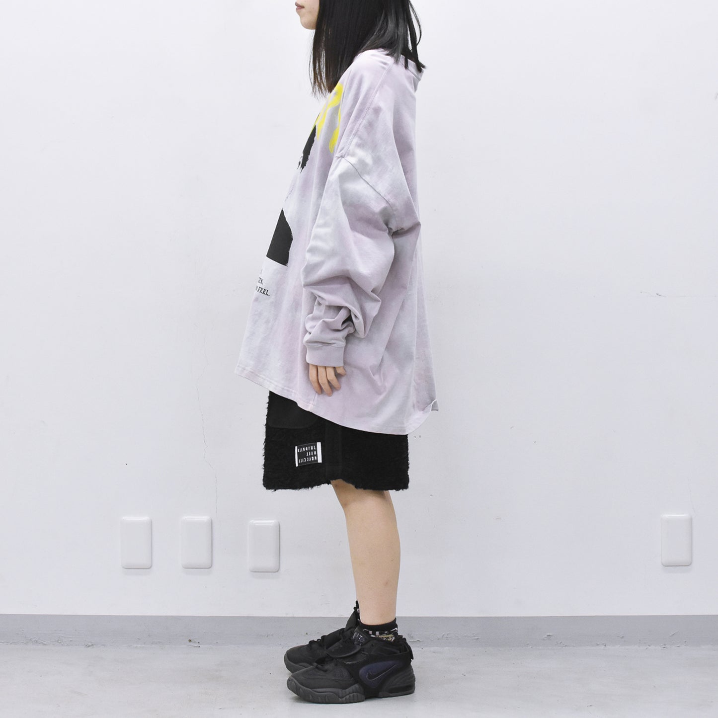 FUMEI / EVIL CAR L/S T-SHIRT - PURPLE
