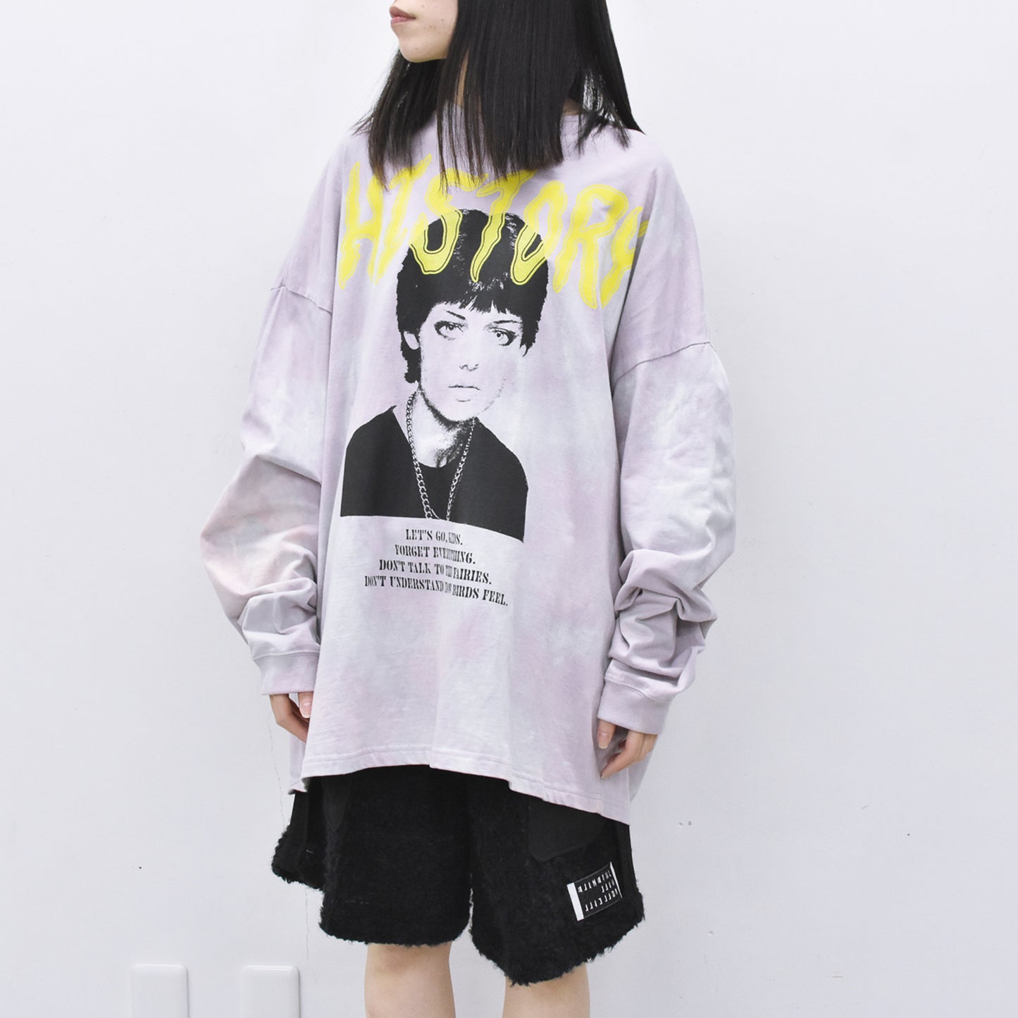 FUMEI / EVIL CAR L/S T-SHIRT - PURPLE