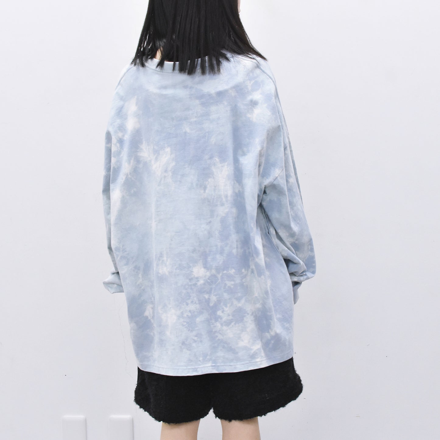 FUMEI / CAT? L/S T-SHIRT - BLUE
