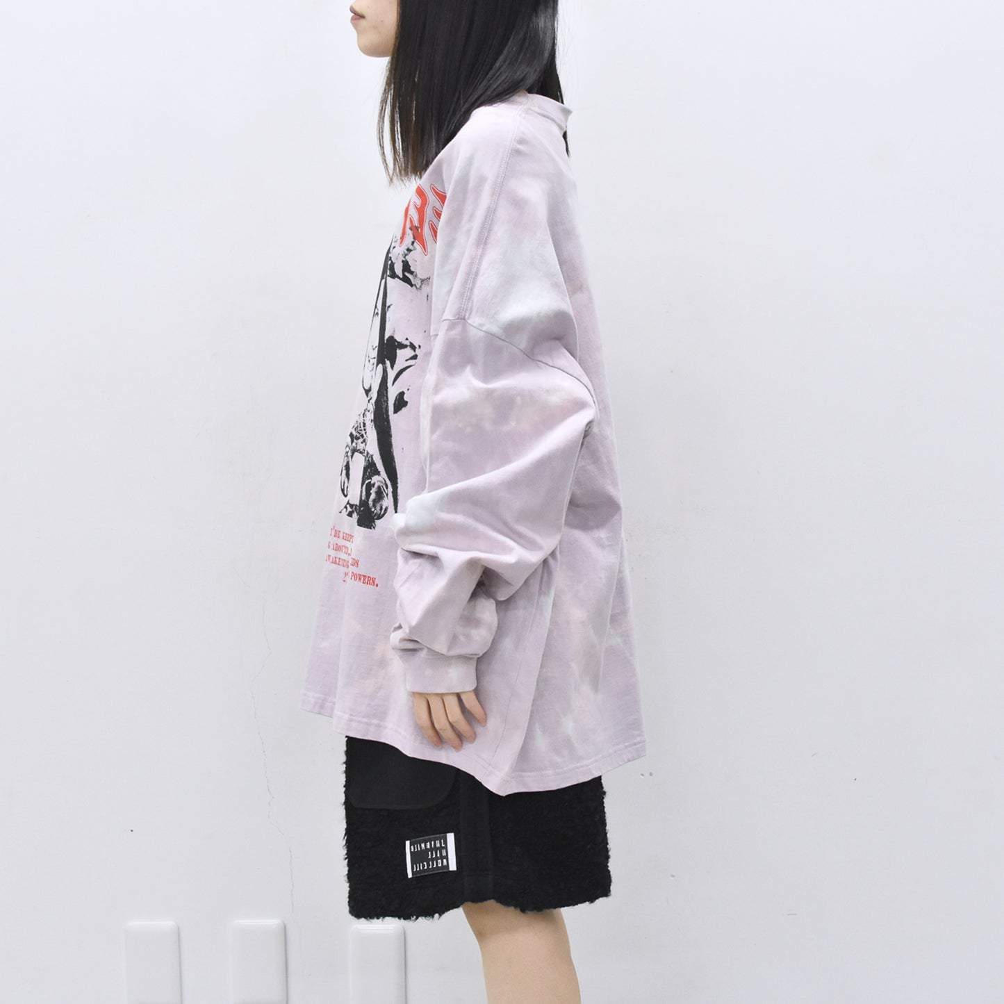 FUMEI / CAT? L/S T-SHIRT - PURPLE