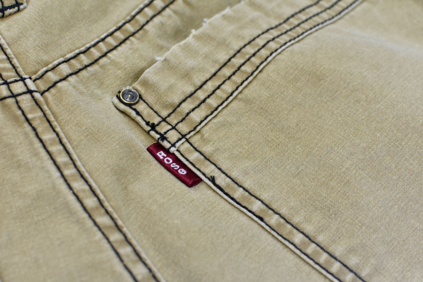 NewRose / Fold The Waist Pants - BEIGE