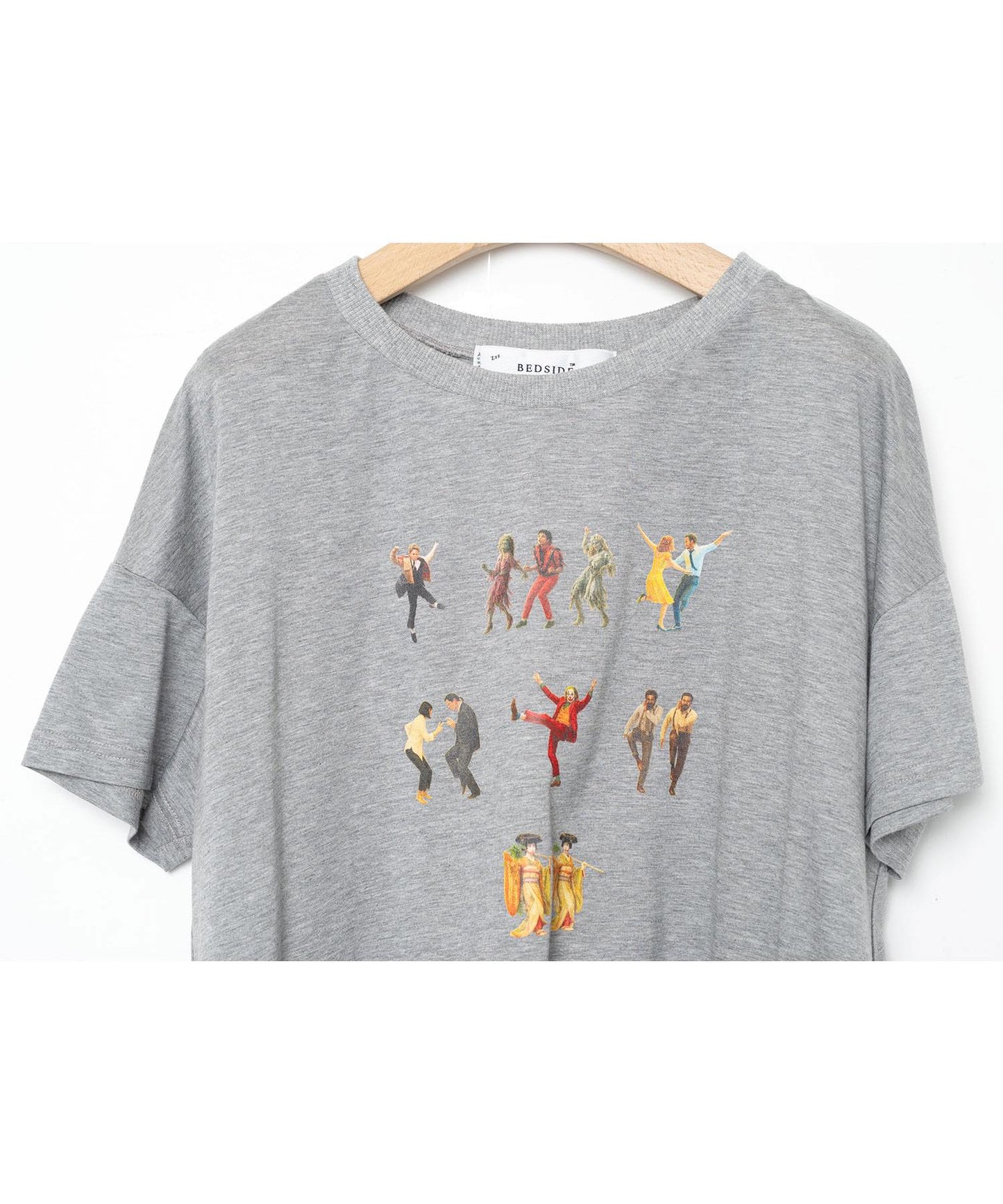 BEDSIDEDRAMA / OMNIDANCE Flare T-Shirt - GREY