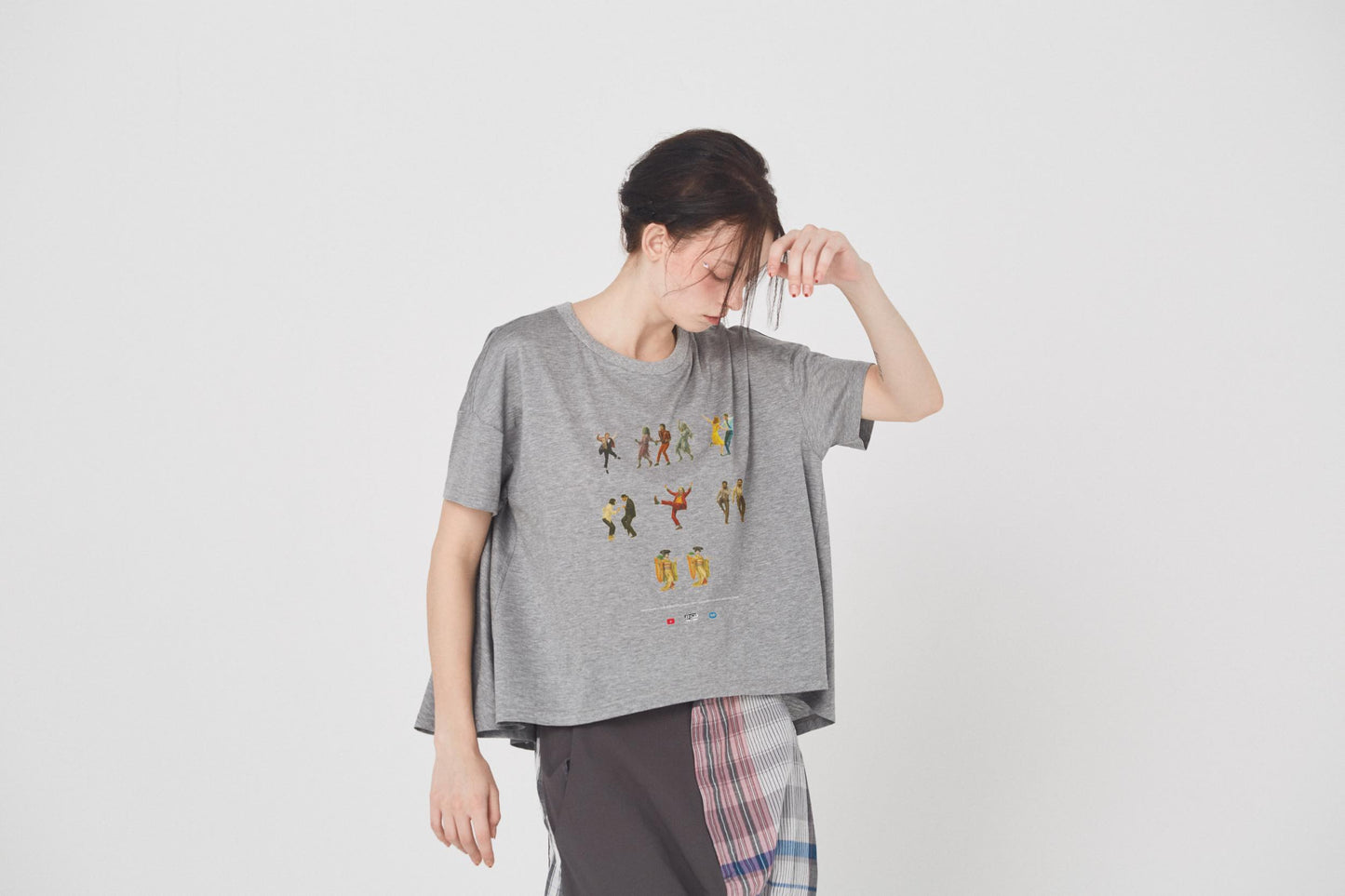 BEDSIDEDRAMA / OMNIDANCE Flare T-Shirt - GREY