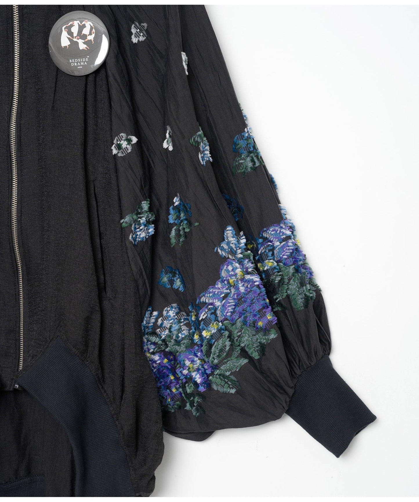 BEDSIDEDRAMA / Mosaic Garden Blouson - BLACK