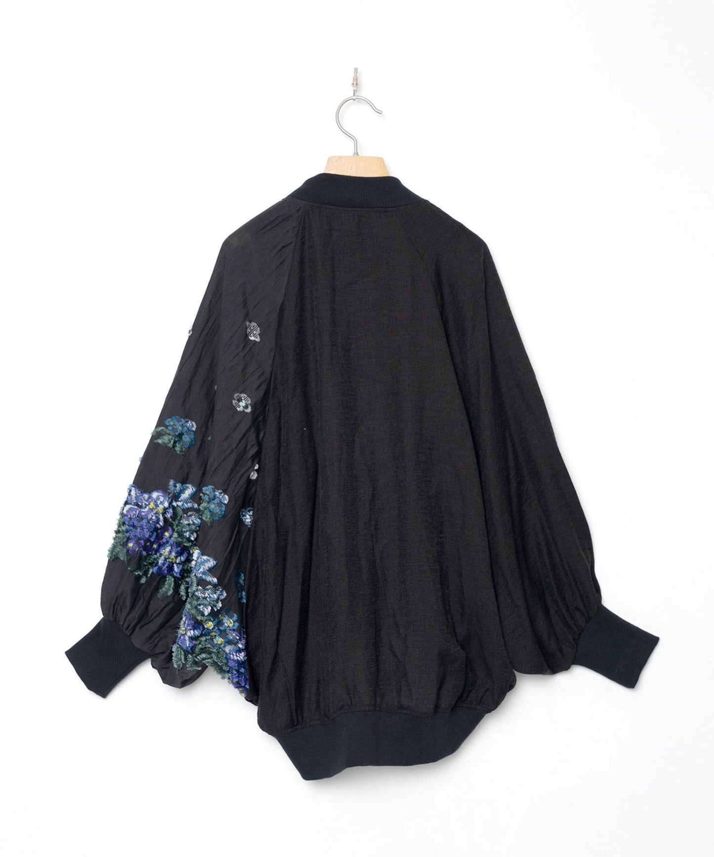 BEDSIDEDRAMA / Mosaic Garden Blouson - BLACK