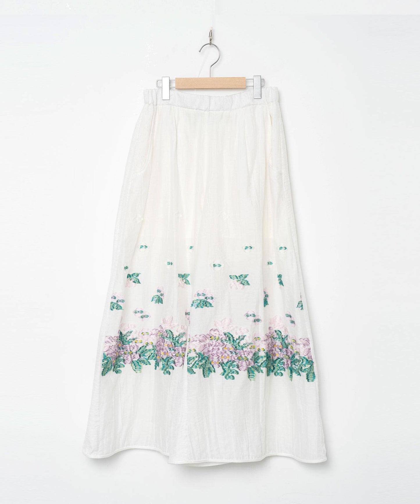 BEDSIDEDRAMA / Mosaic Garden Pants - WHITE
