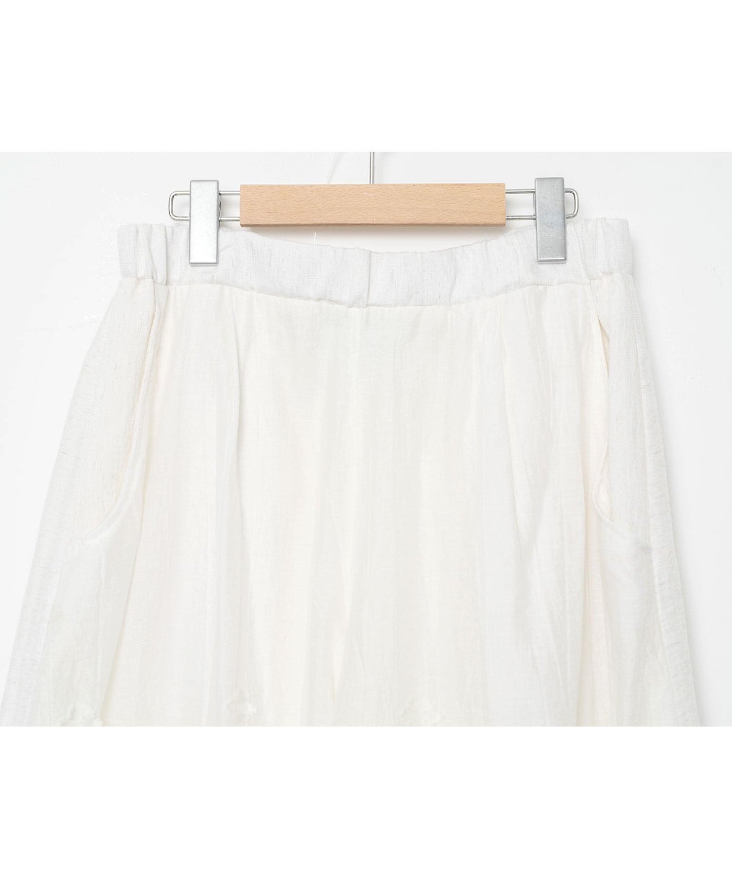 BEDSIDEDRAMA / Mosaic Garden Pants - WHITE