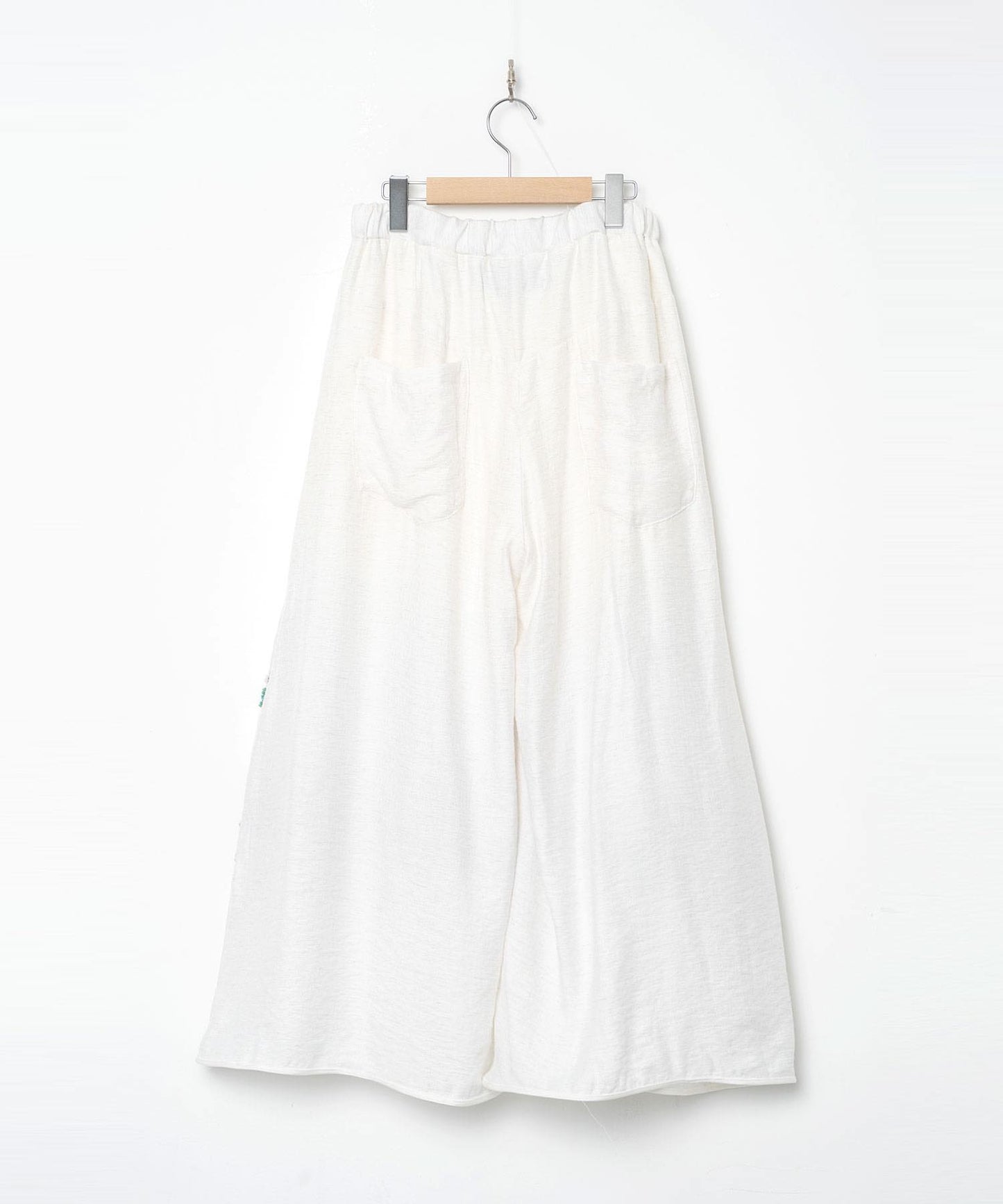 BEDSIDEDRAMA / Mosaic Garden Pants - WHITE