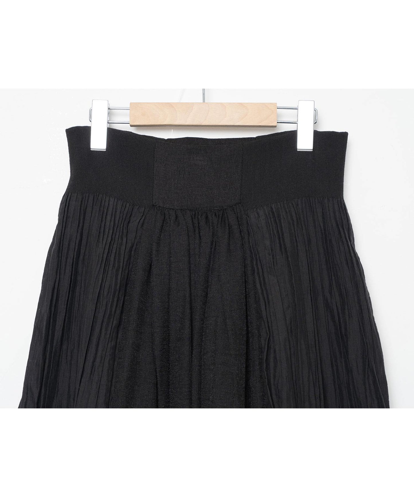 BEDSIDEDRAMA / Mosaic Garden Lace-Up Skirt - BLACK