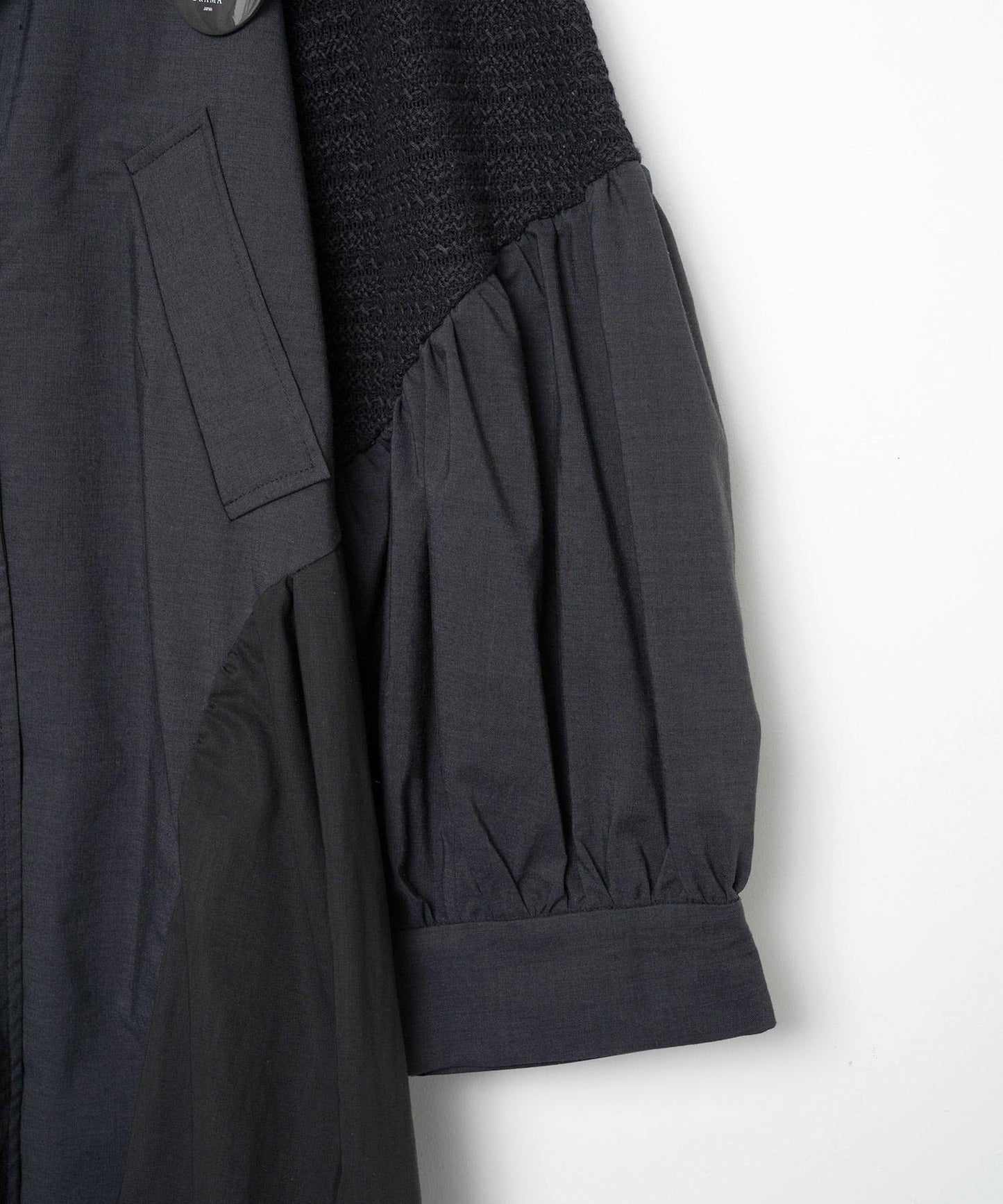 BEDSIDEDRAMA / Mixed Tutu Coat - BLACK