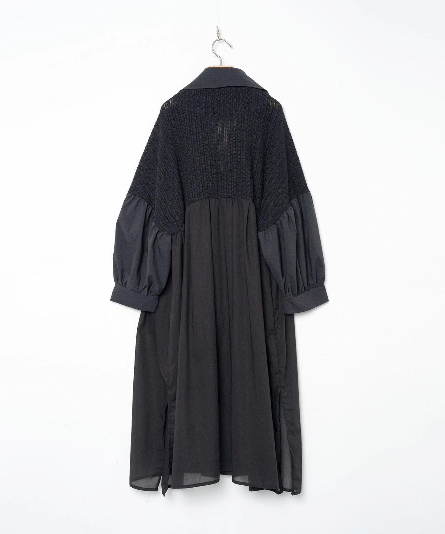 BEDSIDEDRAMA / Mixed Tutu Coat - BLACK