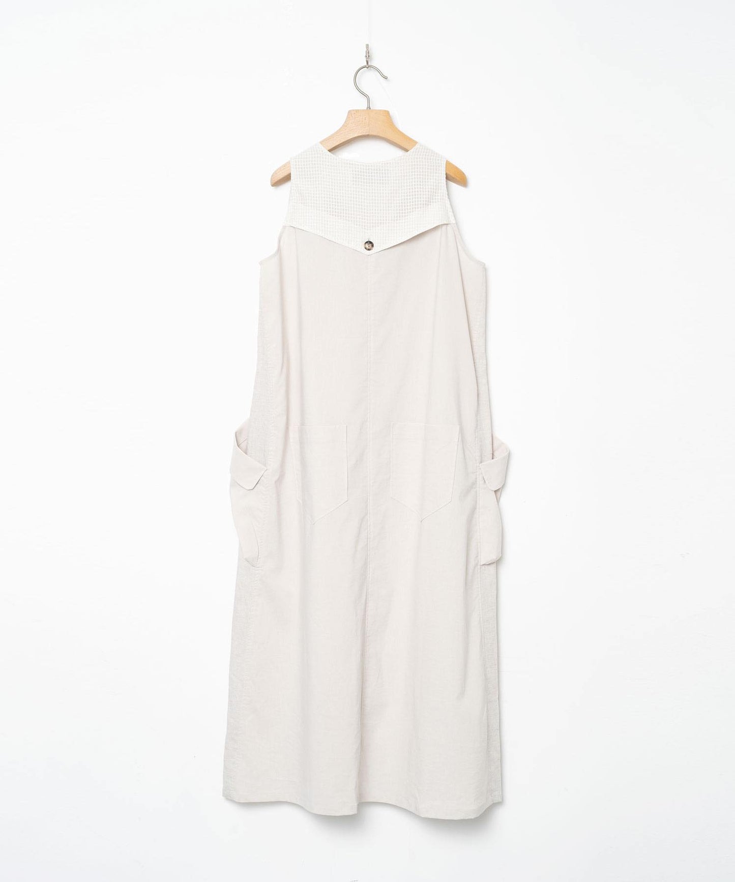 BEDSIDEDRAMA / Mixed Military Dress - NATURAL