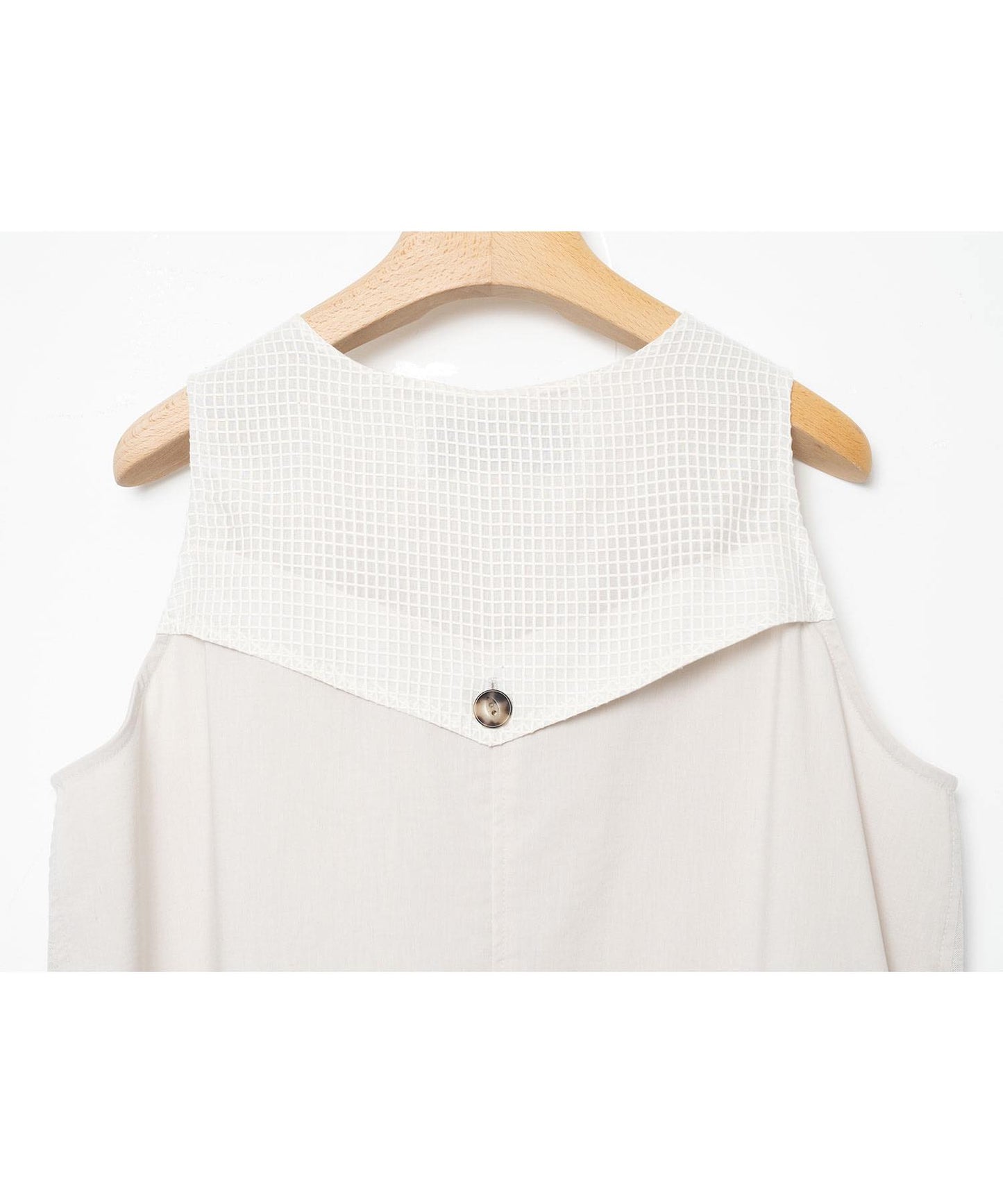 BEDSIDEDRAMA / Mixed Military Dress - NATURAL